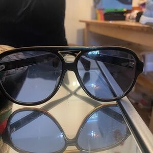 Gucci Black Aviator Sunglasses
